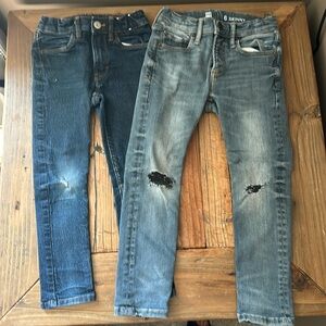 Boys Gap and H&M skinny jeans